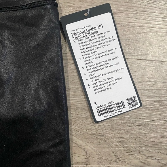 NWT Wunder Under High-Rise Tight 28"
Full-On Luxtreme Shine - Picture 5 of 9